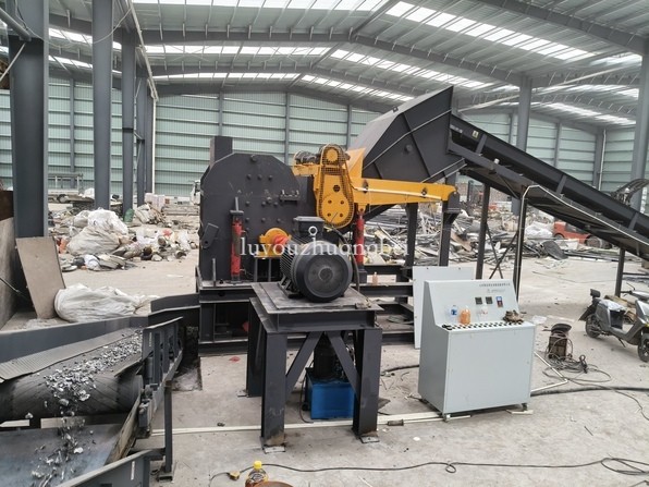 路友132型廢鋼廢鋁破碎機客戶使用案例